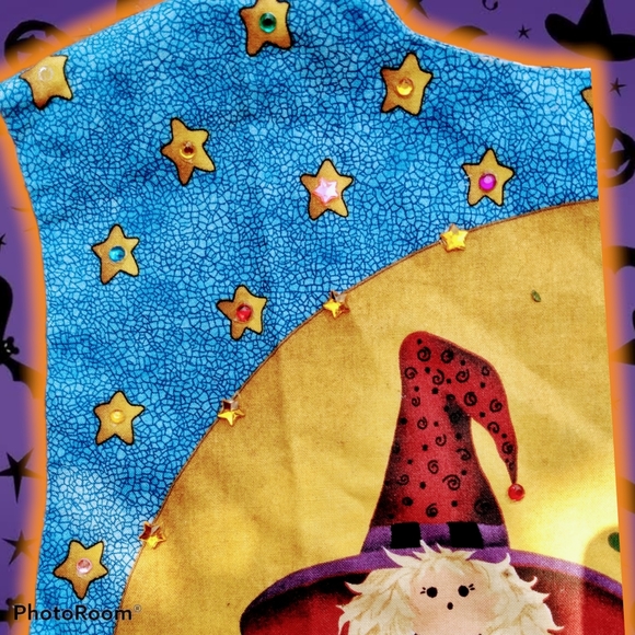 Vtg 90s Halloween vest reversible - Picture 14 of 16